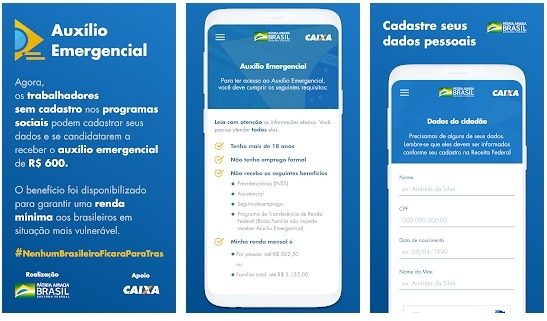 Caixa libera solicitação a auxílio emergencial