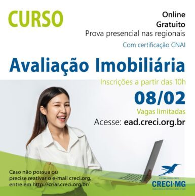 Nova turma do curso de Avaliação Imobiliária