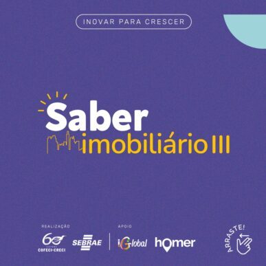 Vem a 3ª edição do Saber Imobiliário