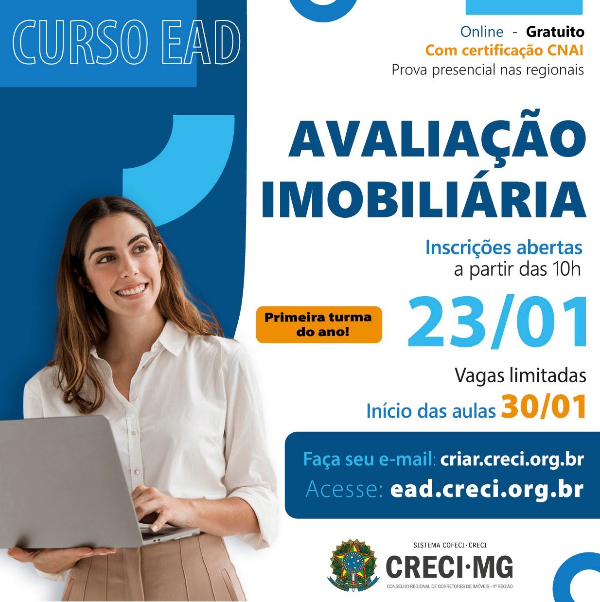 Nova turma do curso de Avaliação Imobiliária‼️