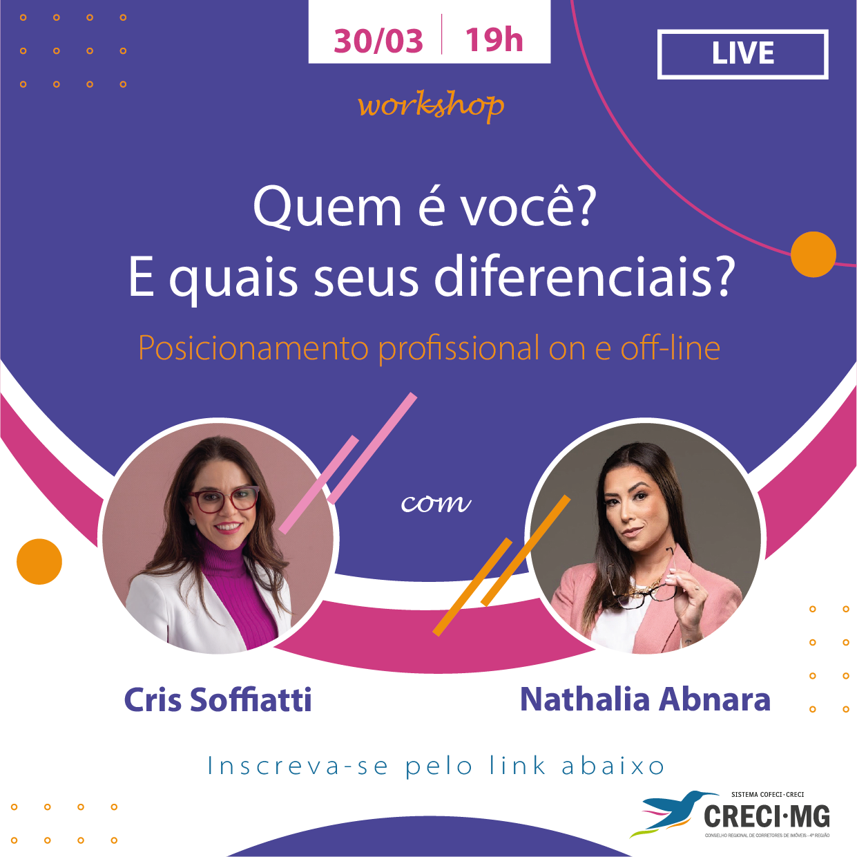 Workshop: Posicionamento profissional off e on-line