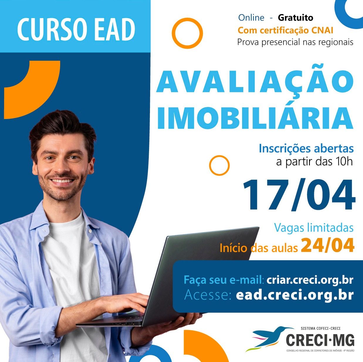 Nova turma de Avaliação Imobiliária. Inscrições nesta segunda, dia 17