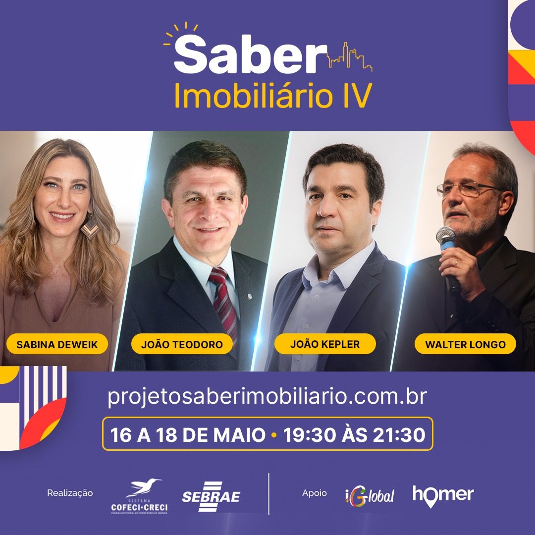 Já se inscreveu no Saber Imobiliário?
